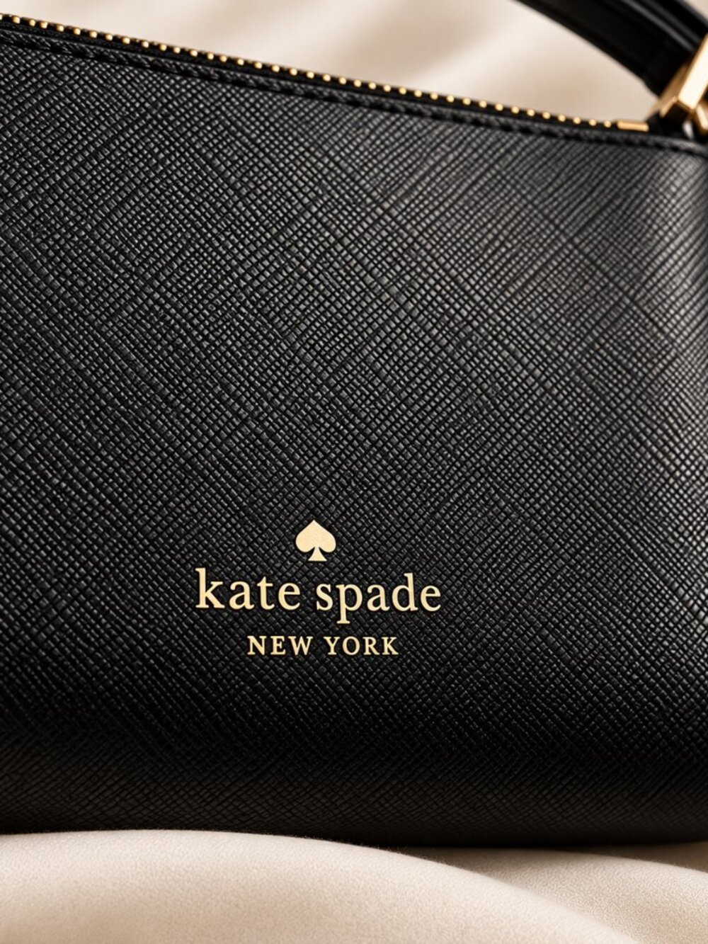 🖤 Kate Spade New York Sadie Black Saffiano Leather Crossbody w/Gold Accents NEW - Picture 4 of 5